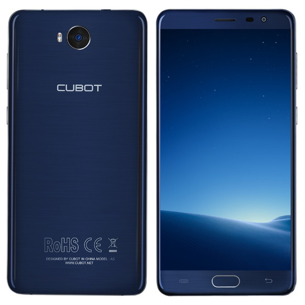 Original Cubot A5 5.5 Inch Android 8.0 Smartphone MT6753 Octa Core FHD Cell Phone 3GB RAM 32GB ROM 13MP Fingerprint Mobile Phone