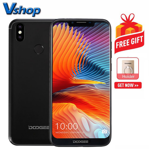 DOOGEE BL5500 Lite 2GB+16GB DTouch Fingerprint 6.19 inch U-notch Android 8.1 MTK6739WA Quad Core up to 1.3GHz Network: 4G OTA Dual SIM