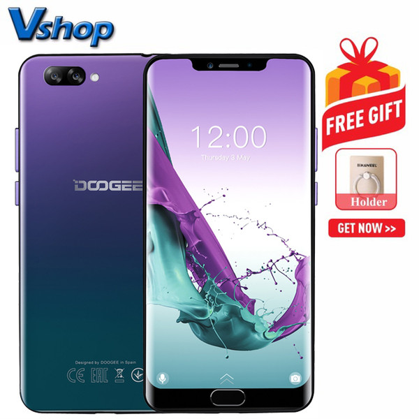 DOOGEE Y7 Plus 6GB+64GB Dual Back Cameras Face ID & DTouch Fingerprint 5080mAh Battery 6.18 inch U-notch Android 8.1 Dual SIM (Twilight)