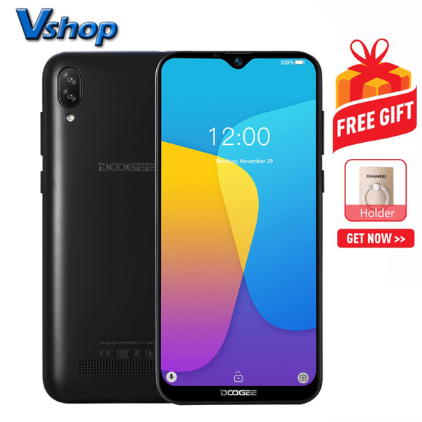 DOOGEE Y8C 1GB+16GB Dual Back Cameras Face ID 6.1 inch Water-drop Screen Android 8.1 Oreo MTK6580 Quad Core up to 1.3GHz Network: 3G OTA