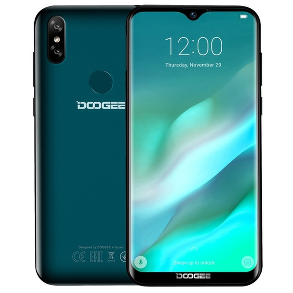 DOOGEE Y8 Smartphones 4G LTE 6.1inch Waterdrop Screen Android 9.0 Quad Core 3GB RAM 16GB ROM Cell Phones