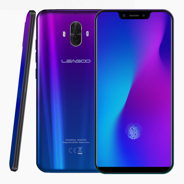 LTE 4G LEAGOO S10 6.21'' Android 8.1 Mobile Phone RAM 6GB ROM 128GB Octa Core 20MP 13MP Screen Fingerprint Dual SIM Smartphones