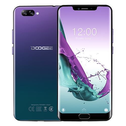 DOOGEE Y7 Plus Smartphones 4G LTE 6.18 inch MTK6757 Octa-Core 6GB RAM 64GB ROM 16.0MP+13.0MP Android 8.1 Cell phones