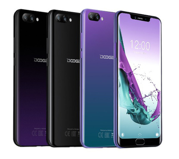 DOOGEE Y7 Plus CellPhone 6.18inch 1080*2246 Screen MTK6757 Octa-Core 2.5GHz 6GB RAM 64GB ROM 16.0MP+13.0MP 5080mAh Android 8.1 Smart Phone