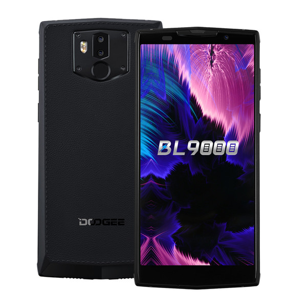 DOOGEE BL9000 Smartphones 6GB RAM 64GB ROM Helio P23 Octa Core 9000mAh Wireless Charge 5.99inch Android 8.1 Cell phones