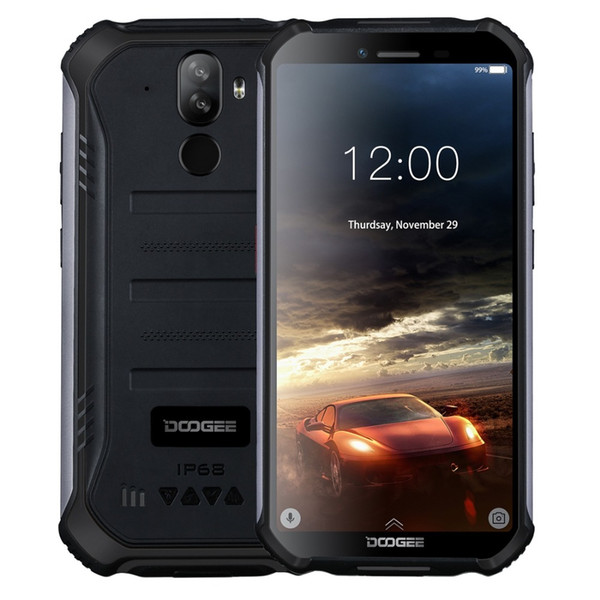 DOOGEE S40 4G Network Rugged Mobile Phone 5.5inch Display 4650mAh MT6739 Quad Core 2GB RAM 16GB ROM Android 9.0 8.0MP IP68/IP69K