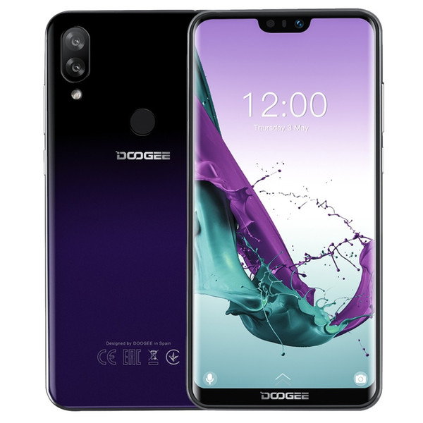 DOOGEE N10 mobile Phone 3GB RAM 32GB ROM 5.84inch FHD+ 19:9 Display 16.0MP Front Camera 3360mAh Android 8.1 4GLTE Smartphone