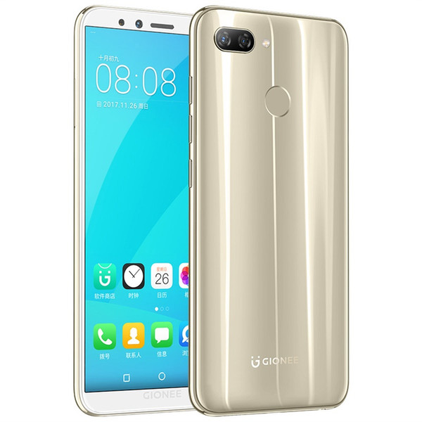 Original Gionee F6 3GB RAM 32GB ROM 4G LTE Mobile Phone Snapdragon 8937 Octa Core 5.7inch Full Screen 13.0MP Fingerprint ID Smart Cell Phone