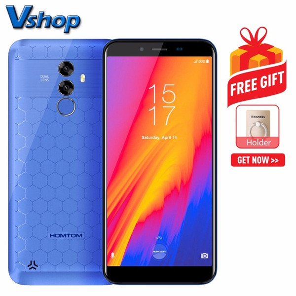 HOMTOM S99 4GB+64GB Dual Back Cameras Face & Fingerprint Identification 6200mAh Battery 5.5 inch Android 8.0 4G Dual SIM OTG OTA