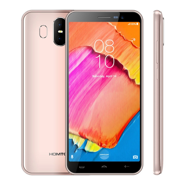 HOMTOM S17 5.5'' Mobile Phone Android 8.1 RAM 2GB ROM 16GB MT6580 Quad Core 13MP 8MP Dual SIM Fingerprint Face ID 3G Smartphone