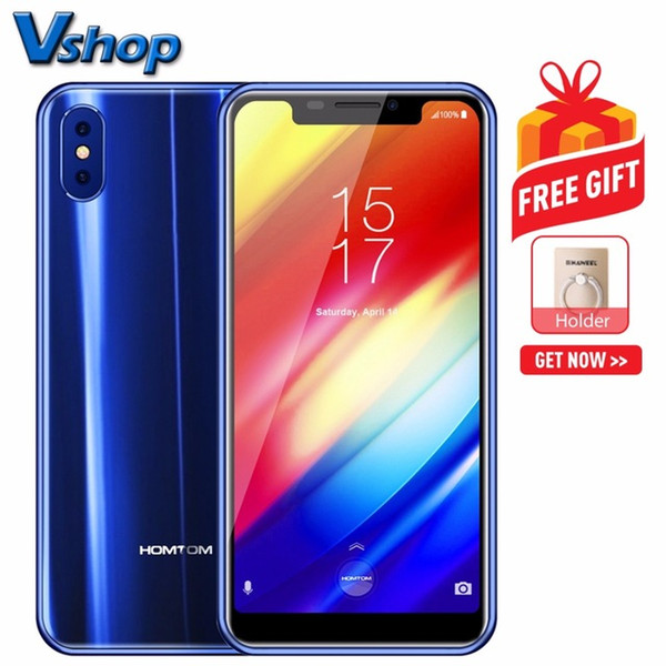 HOMTOM H10 Dual 4G 4GB+64GB Face ID & Side-Mounted Fingerprint Identification 5.85 inch Android 8.1 MTK6750T Octa Core up to 1.5GHz 4G OTG