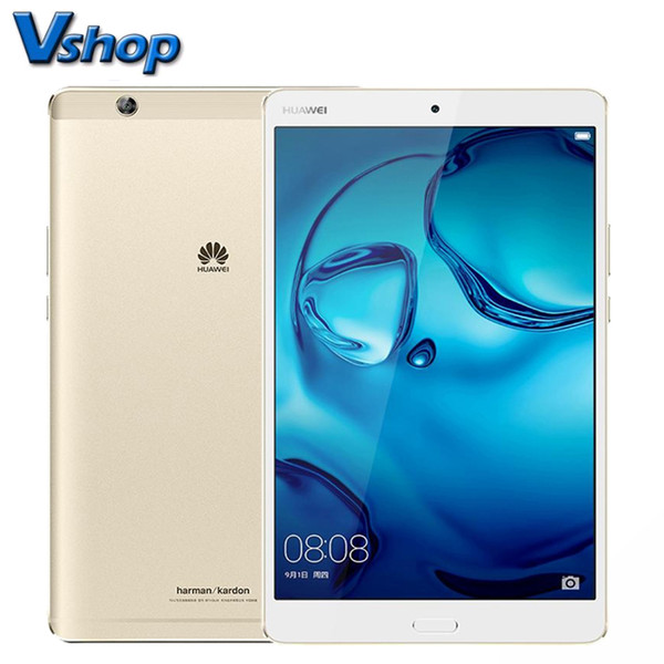 Huawei MediaPad M3 BTV-W09 8.4 inch 4GB+64GB Official Global ROM Fingerprint Identification & Navigation 2K Dazzling Screen EMUI 4.1