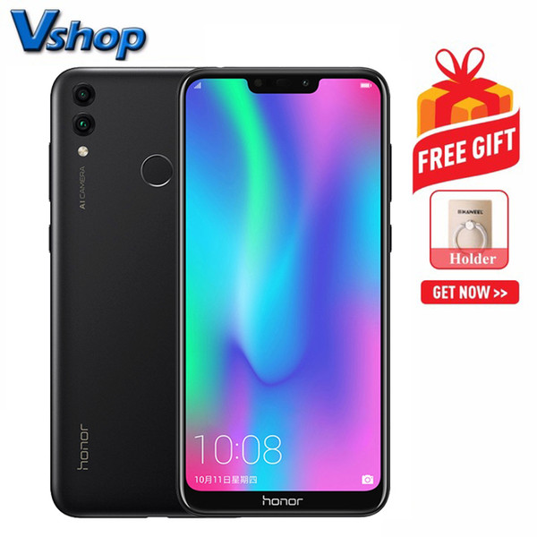 Huawei Honor 8C Dual 4G 4GB+64GB China Version Dual AI Back Cameras 4000mAh Battery Face ID & Fingerprint Identification 6.26inch EMUI 8.2