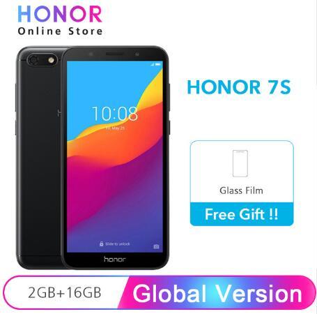 Original Global Version Huawei Honor 7S DUA-L22 5.45 inch Fullview Display Quad Core Android 8.1 13MP 5MP Dual Camera 3020mAh