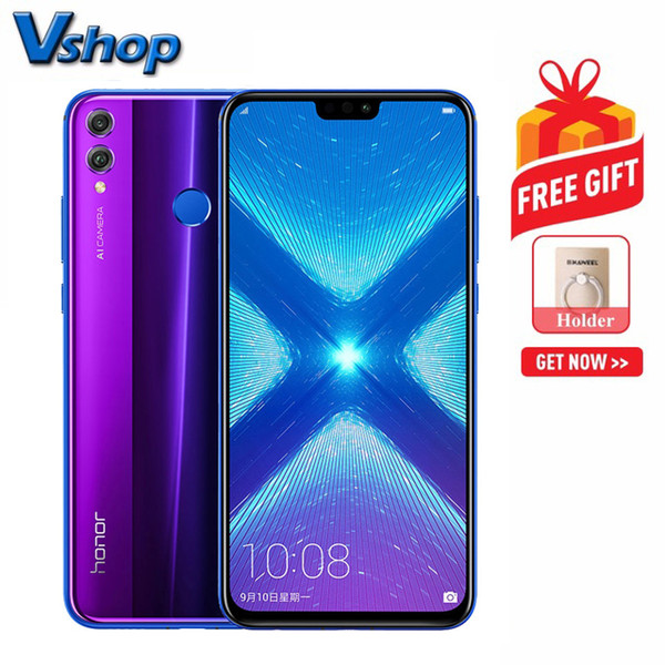 Huawei Honor 8X 6GB+128GB China Version Dual AI Back Cameras Fingerprint Identification 6.5 inch (Android 8.1) (Phantom Blue)