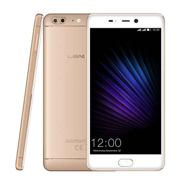 LEAGOO T5 Fingerprint Smartphones 5.5inch 4GB RAM 64GB ROM MTK6750T Octa Core Android 7.0 Dual Rear Cams 13MP 4G LTE phones