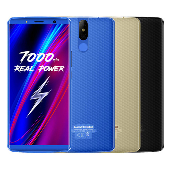 Original LEAGOO Power 5 4G Mobile Phones 6GB+64GB Octa Core Smartphone Face ID 5.99