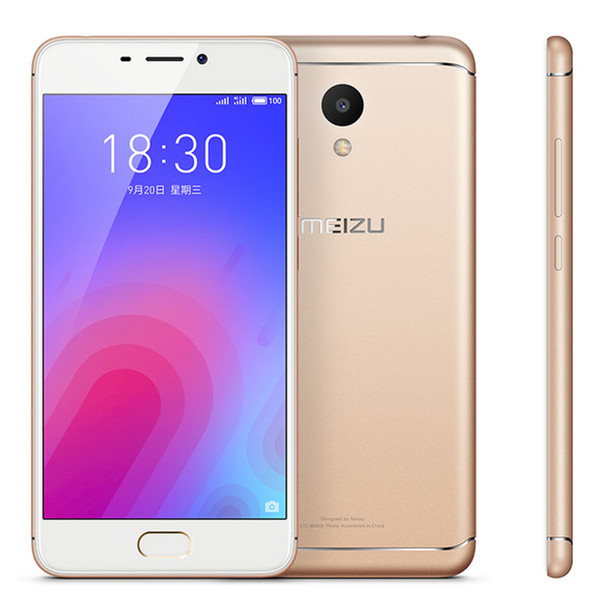 Original Meizu M6 Meilan 6 2GB RAM 16GB ROM 4G LTE Mobile Phone Android 5.2'' MT6750 Octa Core 13MP Face AE Fingerprint ID Smart Cell Phone