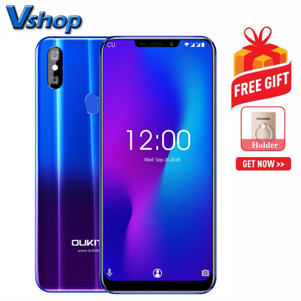 OUKITEL U23 6GB+64GB Dual Back Cameras Face ID & Fingerprint Identification 6.18 inch Android 8.1 MTK6763T Helio P23 Octa Core up to 2.0GHz