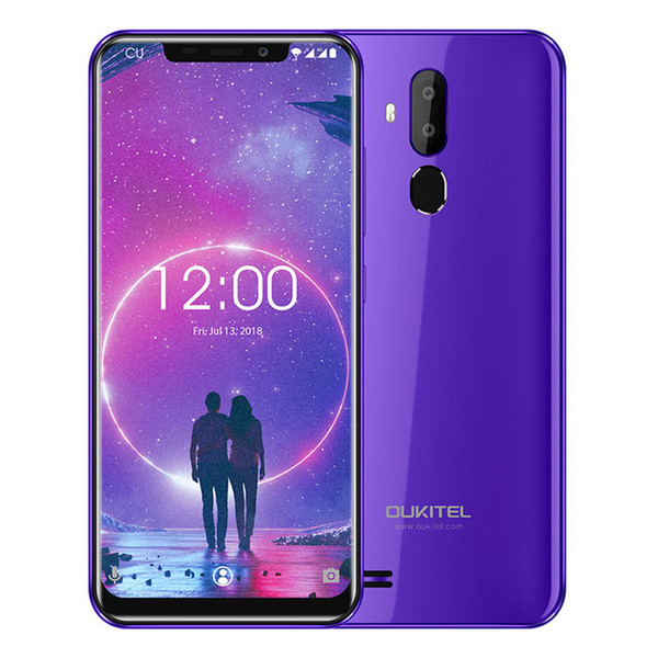 Oukitel C12 Face ID Fingerprint Smartphones 6.18inch Android 8.1 MT6580 Quad Core 2G RAM 16G ROM 3300mAh Unlock Cell phones