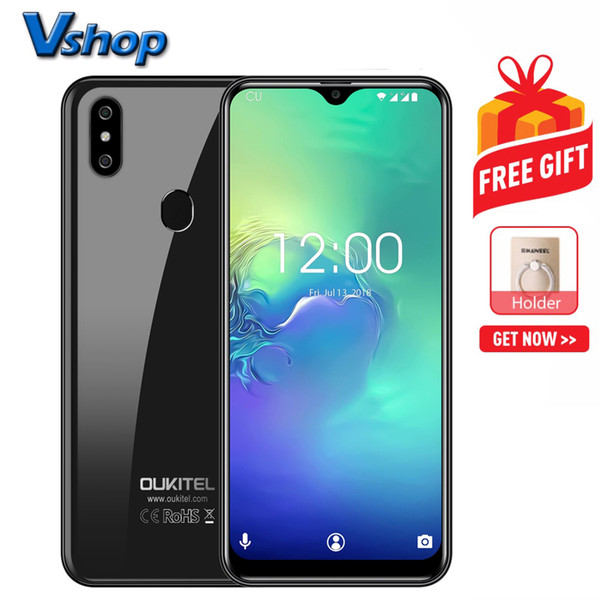 OUKITEL C15 Pro 2GB+16GB Dual Back Cameras Face ID & Fingerprint Identification 6.088 inch 2.5D Water-drop Screen Android 9.0 Pie MTK6761