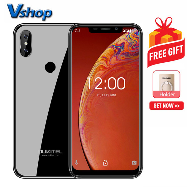 OUKITEL C13 Pro 2GB+16GB Dual Back Cameras Face ID & Fingerprint Identification 6.18 inch 2.5D U-notch Screen Android 9.0 MTK6739 Quad Core