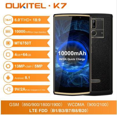 OUKITEL K7 Android 8.1 6.0