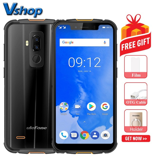 Ulefone Armor 5 Triple Proofing Phone Dual 4G 4GB+64GB Face ID 5.85 inch Android 8.1 MTK6763 Octa Core 64-bit up to 2.0GHz NFC Phones