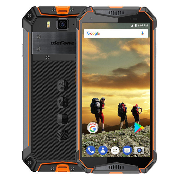 Ulefone Armor 3 Rugged Phone Dual 4G 4GB+64GB 5.7 inch Android 8.1 Oreo Helio P23(MKT6763T) Octa-core 64-bit up to 2.5GHz 4G Dual VoLTE NFC