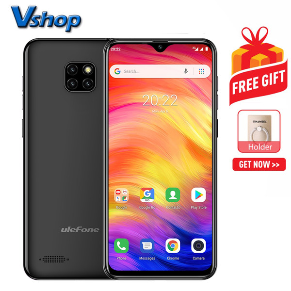 Ulefone Note 7 1GB+16GB Triple Back Cameras Face ID Identification 6.1 inch Android 8.1 GO MTK6580A Quad-core 32-bit up to 1.3GHz Network