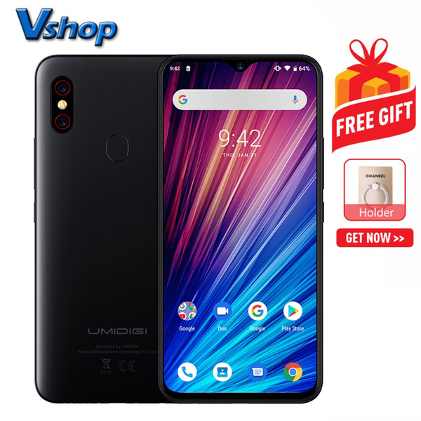 UMIDIGI F1 Play 6GB+64GB 48MP Dual Back Cameras 5150mAh Battery Face ID & Fingerprint Identification 6.3 inch Full Screen Android 9.0 MTK