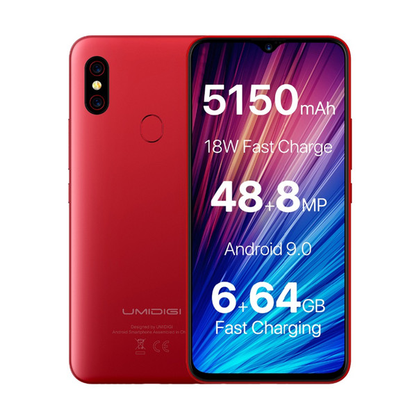 UMIDIGI F1 Play Android 9.0 Octa Core 48MP Camera 5150mAh 6GB RAM 64GB ROM NFC 6.3