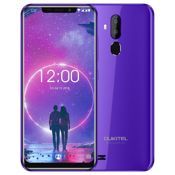 Oukitel C12 Face ID 6.18 Inch 19:9 U-notch Display Android 8.1 2GB RAM 16GB ROM MT580 3300mAh Battery 8MP+0.3M Camera Smartphone