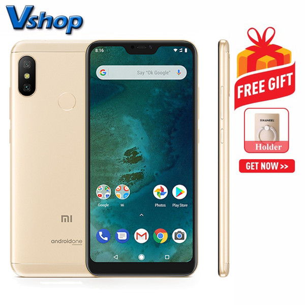 Xiaomi Mi A2 Lite 3GB+32GB Global Official Version AI Dual Back Cameras Fingerprint Identification 4000mAh Battery 5.84 inch Android DualSIM