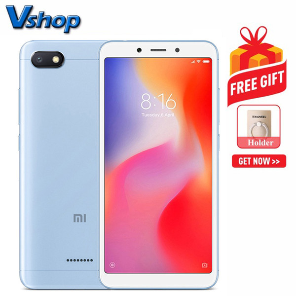 Xiaomi Redmi 6A 2GB+16GB Global Official Version Face Identification 5.45 inch MIUI 9.0 Helio A22 Quad Core up to 2.0GHz Network: 4G