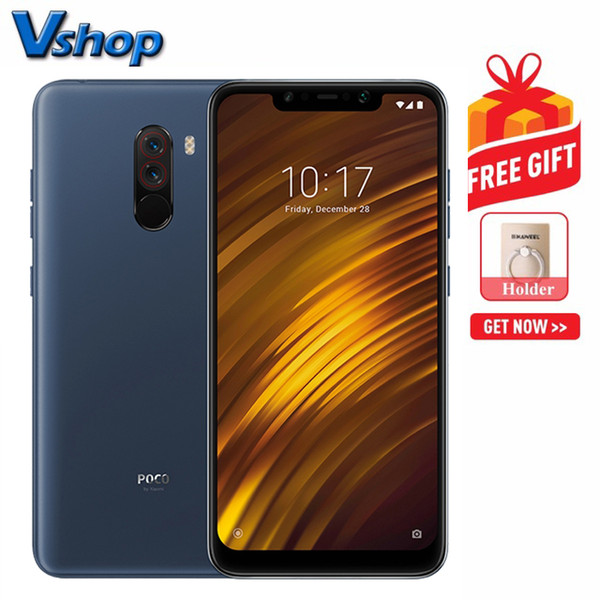 Xiaomi POCO F1 6GB+64GB Global Official Version 6.18 inch MIUI 9.6 Android 8.1 Qualcomm Snapdragon 845 Octa Core up to 2.8GHz 4G, Dual SIM