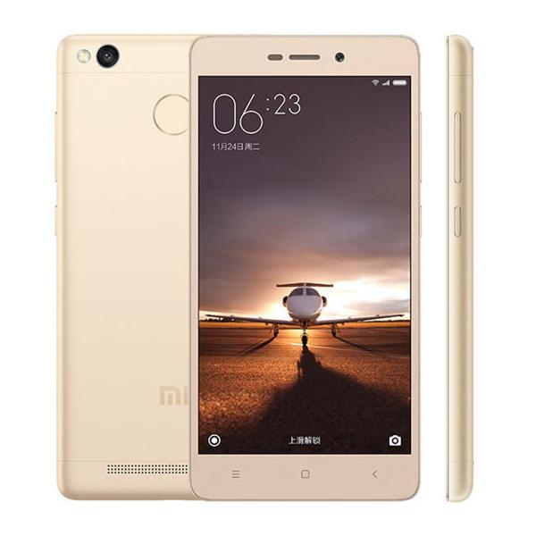 Original Xiaomi Redmi 3S 4G LTE Mobile Phone Snapdragon 430 Octa Core 3GB RAM 32GB ROM 5.0inch IPS 13.0MP Fingerprint ID Smart Cell Phone