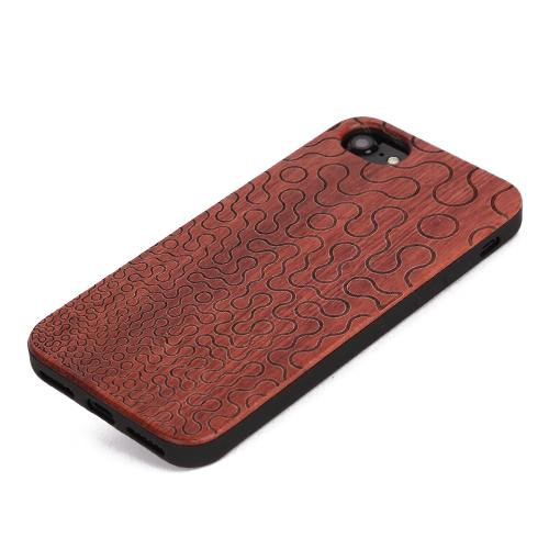 U&I Unique Design wooden cell phone case for iPhone 6 for i7 for iPhone 8 Drop-resistant Slim Case Phone Cover Mobile Phone Accessory