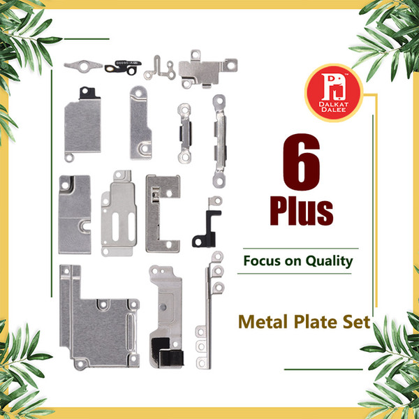 For iPhone 6 Plus Full Body Inner Small Holder Bracket Shield Plate For iPhone 6p Metal Iron Body Parts Set Kit Phone Repair Parts