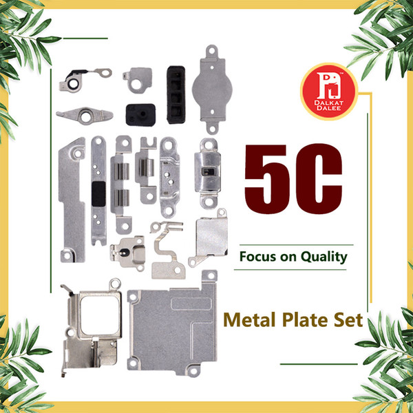 Full Inner Small Holder Bracket Shield Plate For iPhone 5C Metal Iron Body Parts Set Kit Phone Parts