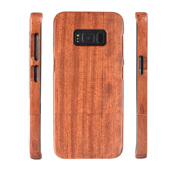 Unique Popular Phone Cases For Samsung Galaxy S8 Plus Note 8 S9 S7 edge S6 Wooden Wood Case Eco-Friendly Mobile Smartphone Case Shockproof