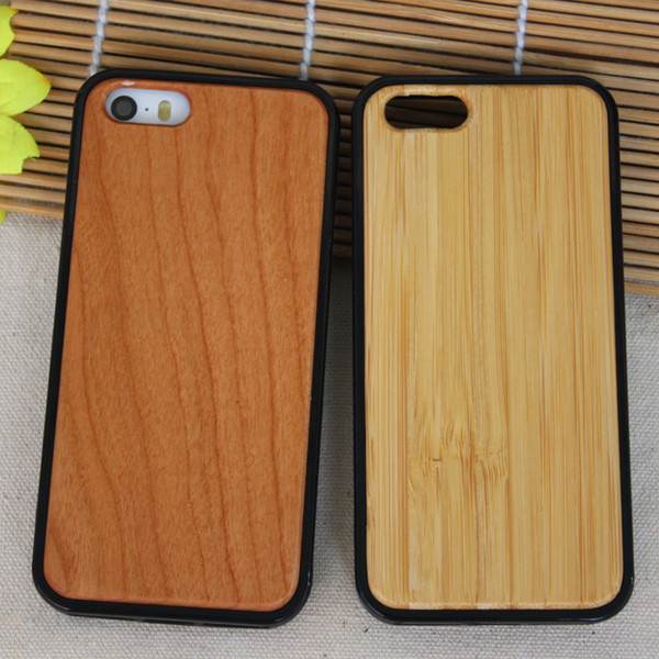 Unique Design Wood phone case For iPhone 5 5s X 8 7 6 6S Plus Real Wooden Case With TPU Full Protective Phone Cover cellphone case For Apple