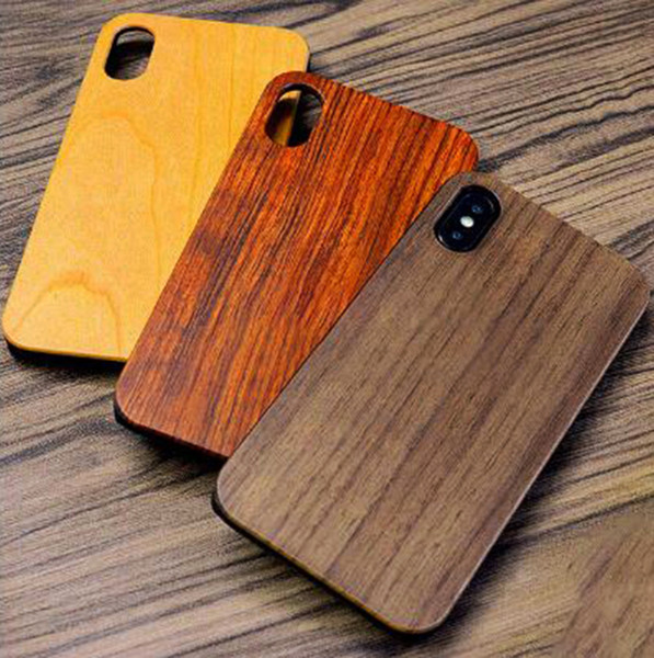 Wood Case Manufacturer Price For iphone Mobile 7 8 plus 10 X 6 6S 5 5S High Quality Real Wooden Bamboo Plain Cases For Samsung Accessories