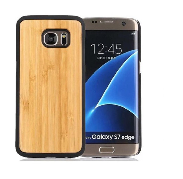 Handmade Genuine Wooden Case For iphone X 10 5 5S SE 6 6S plus 7 8 Wood TPU Cases Bamboo Mobile Phone Cover For Samsung S9 S8 Note 8 s7 edge