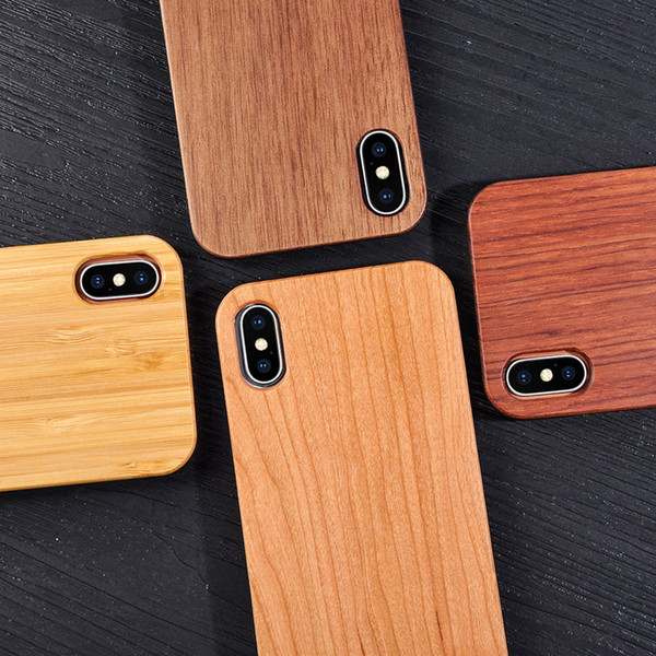 Best Price Shockproof Wood Case For iphone X 7 8 PLUS 6 6s 5 Cell phone Cover TPU Wooden Case Back Cover For Samsung Galaxy S9 S8 S7 S6 edge