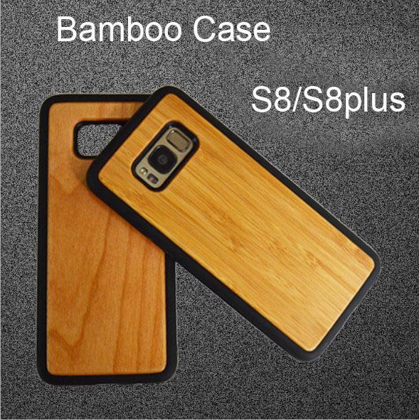 OEM Best Price Bamboo Wood Case For Samsung Galaxy S9 S8 Plus S7 S6 edge Note 8 Mobile Phone Cover Natural Wooden TPU Case For iphone x 7 8