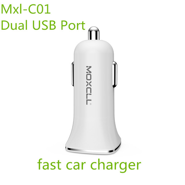 Dual USB 2.1A Output For Samsung iphone X 8 Car Charger High Quality High Speed Charging Without Retail Package