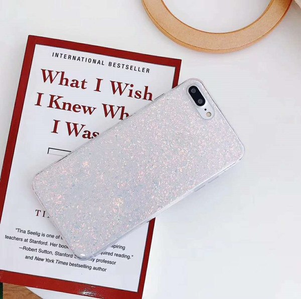 Luxury Glitter Beautiful Sparkle Bling Designer Case Shining Fashion Style for iPhone 6 6S 7 8 Plus X Gift for girls