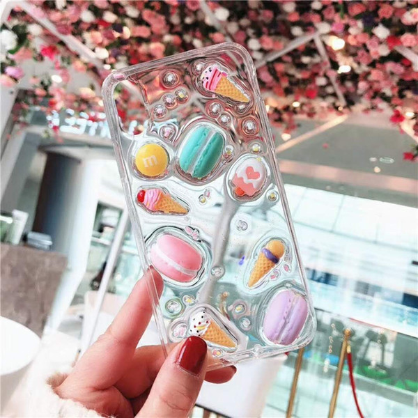 3D Cute Cartoon Fruit Stick TPU Shell Skin Candy Color Funny TPU Protective Cover for iPhone 6 6S 7 8 Plus X