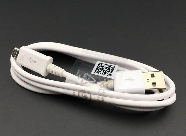 OEM Quality Light Micro USB Charger Data Cord White 1M 3FT For Samsung Galaxy S4 S6 S7 Note 4 5 6 7 8 9 HTC V8 Andorid Phone